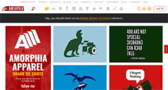 Desktop Screenshot of amorphia-apparel.com