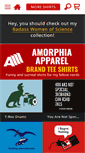 Mobile Screenshot of amorphia-apparel.com